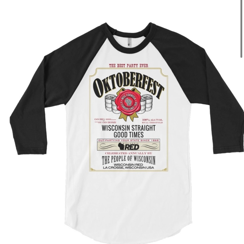 Oktoberfest 3/4 sleeved shirt
